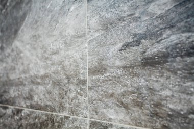 Mermer karoların dokusu, yakın plan. 