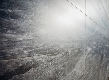 Mermer karoların dokusu, yakın plan. 