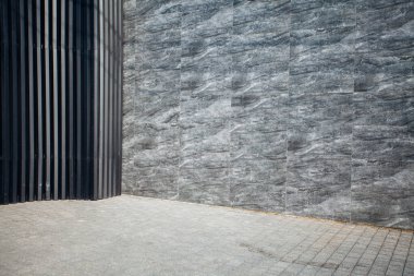 Mermer karoların dokusu, yakın plan. 