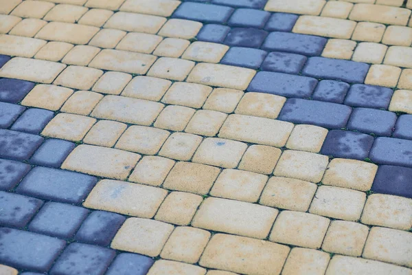 Paving Stones Various Colors Closeup Shot Daytime — Stock Photo, Image