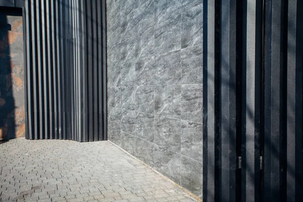 Mermer karoların dokusu, yakın plan. 