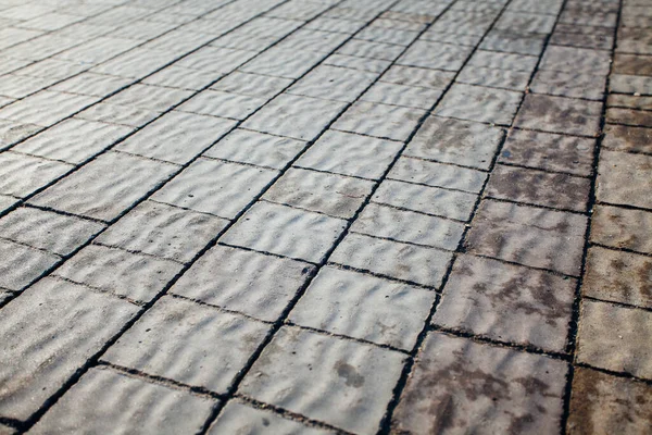 Paving Stones Various Colors Closeup Shot Daytime — Stock Photo, Image