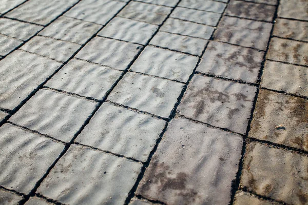 Paving Stones Various Colors Closeup Shot Daytime — Stock Photo, Image