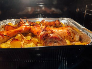 tavuk uyluk patates ile