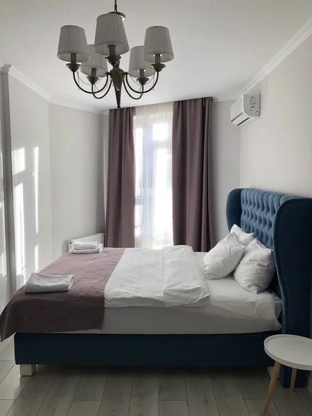 Hotel Bedroom Interior Luxury Design —  Fotos de Stock