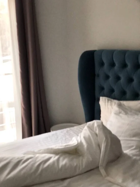 Інтер Спальні Готелю Розкішний Дизайн — стокове фото
