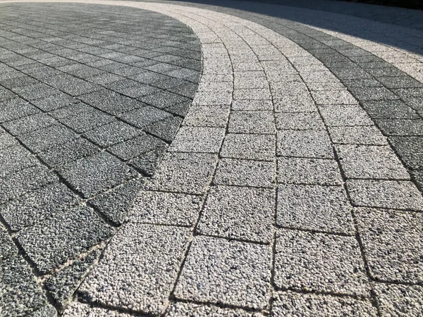 Paving Stones Various Colors Walking Path Park — Stock Photo, Image