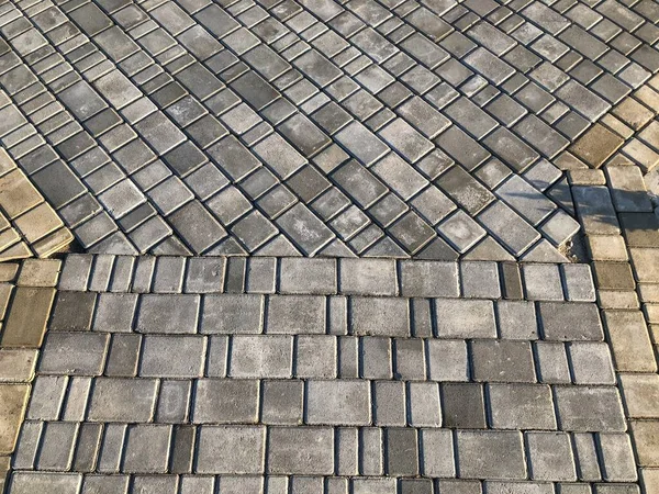 Paving Stones Various Colors Closeup Shot Daytime — Stock Photo, Image