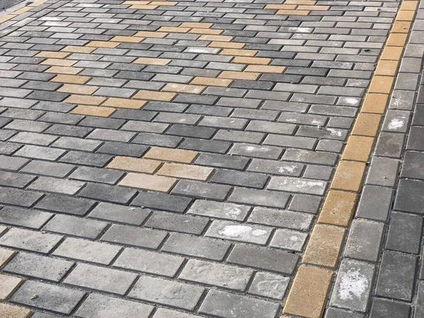 Paving Stones Various Colors Closeup Shot Daytime — Stock Photo, Image