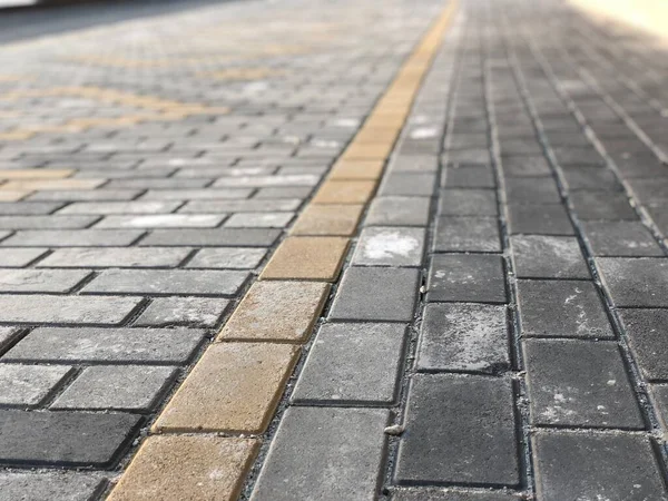 Paving Stones Various Colors Closeup Shot Daytime — Stock Photo, Image