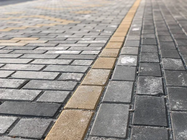 Paving Stones Various Colors Closeup Shot Daytime — Stock Photo, Image