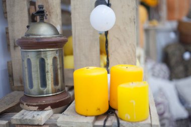 Oda güzel sonbahar süslemeleri