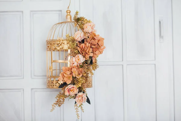 Flowers in Studio interior, floral Studio decorations