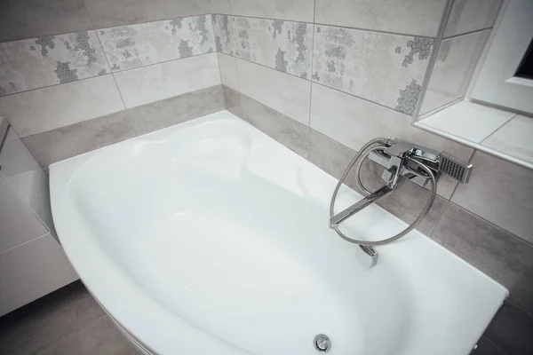 Faucet Shower Bathroom Interior — Fotografia de Stock