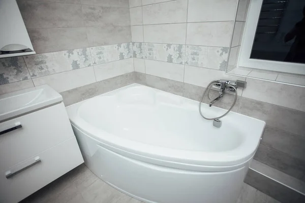 Rubinetto Con Doccia Bagno Interno — Foto Stock