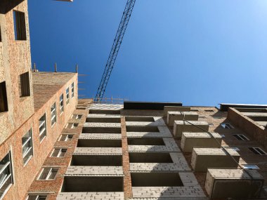 Site yapım aşamasında yeni evler ile oluşturma