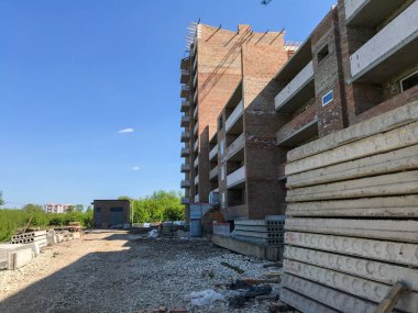 Site yapım aşamasında yeni evler ile oluşturma