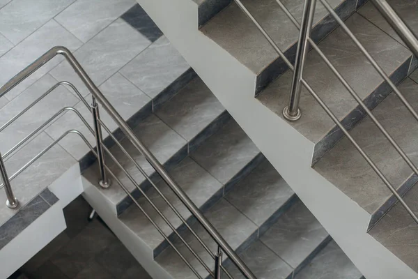 Diseño Moderno Pasamanos Escaleras —  Fotos de Stock