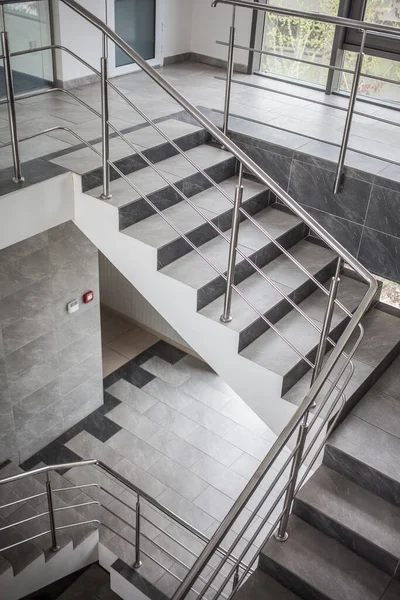 Design Moderno Corrimão Escada — Fotografia de Stock