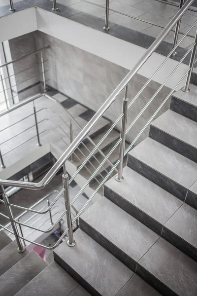 Modernes Design Von Handlauf Und Treppe — Stockfoto