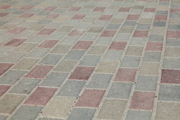 Paving Stones Various Colors Closeup Shot Daytime — Stock Photo, Image