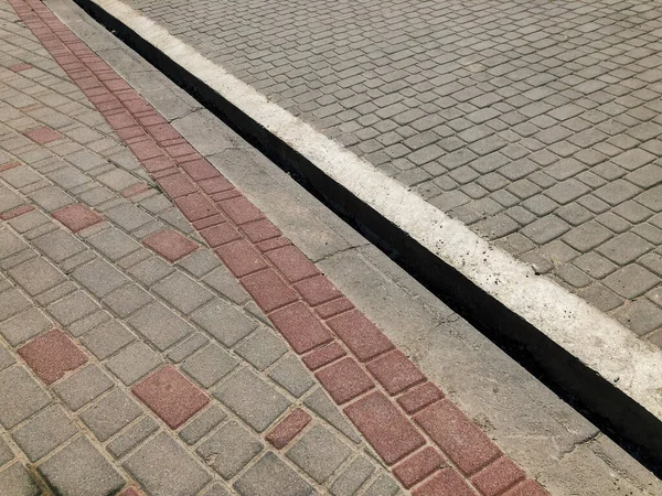 Paving Stones Various Colors Closeup Shot Daytime — Stock Photo, Image