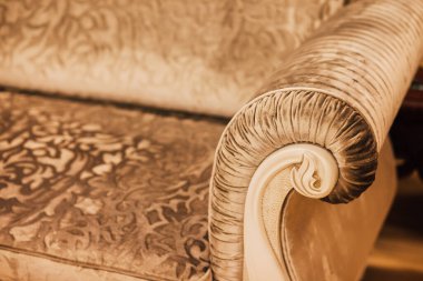 Oda içindeki kanepe ayrıntıları 