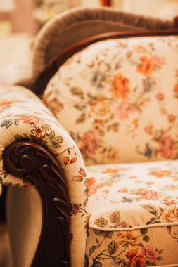 Oda içindeki kanepe ayrıntıları 