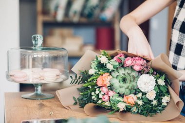 Renkli yaz çiçekleri, yakın çekim.