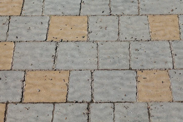 Bestrating Stenen Van Verschillende Kleuren Close Schot Overdag — Stockfoto