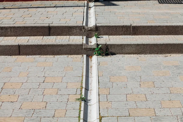 Paving Stones Various Colors Closeup Shot Daytime — Stock Photo, Image