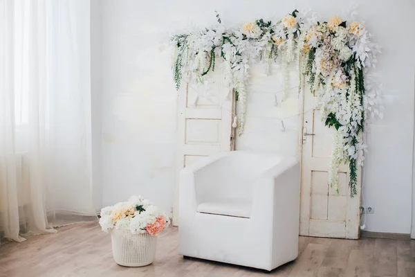 Blumen Atelierdesign Florale Innendekoration — Stockfoto