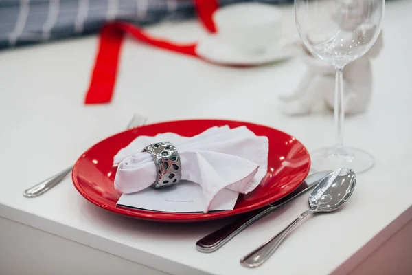 Detalhes Configuração Mesa Para Cerimônia Chá — Fotografia de Stock