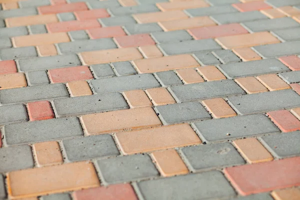 Paving Stones Various Colors Closeup Shot Daytime — Stock Photo, Image