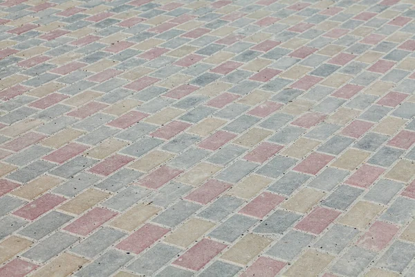 Paving Stones Various Colors Closeup Shot Daytime — Stock Photo, Image