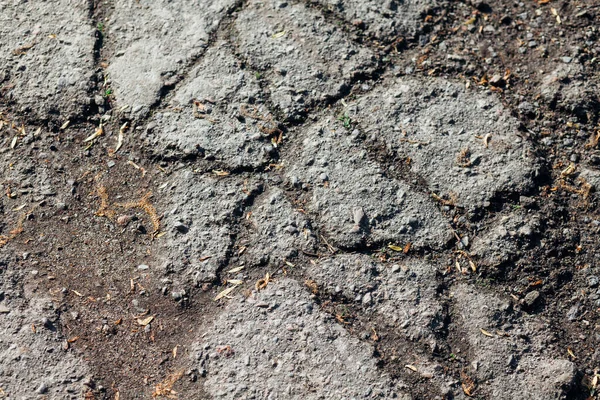 Dark Asphalt Road Cracks Background Texture — Stock Photo, Image