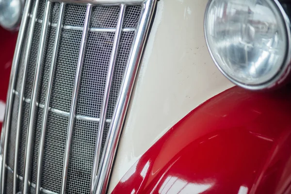 Retro Car Details Closeup Garage — стоковое фото