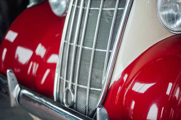 Retro Car Details Closeup Garage — стоковое фото