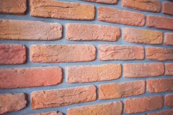 Orange Brick Wall Background — Stock Photo, Image