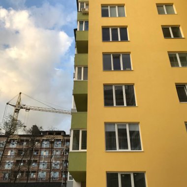 Site yapım aşamasında yeni evler ile oluşturma