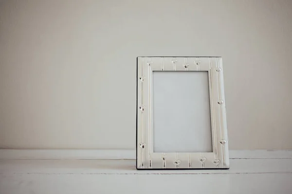 Vintage Photo Frame Isolated White Background — Stock Photo, Image