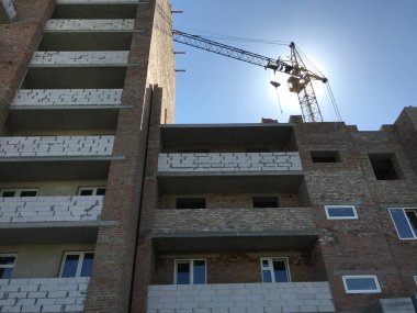 Site yapım aşamasında yeni evler ile oluşturma