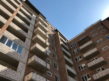 Site yapım aşamasında yeni evler ile oluşturma