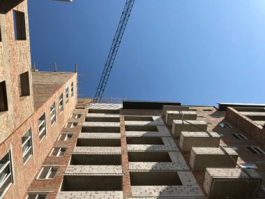 Site yapım aşamasında yeni evler ile oluşturma
