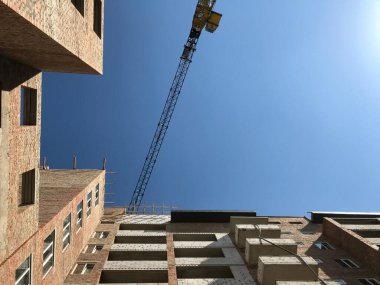 Site yapım aşamasında yeni evler ile oluşturma