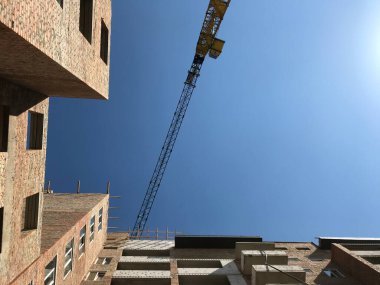 Site yapım aşamasında yeni evler ile oluşturma