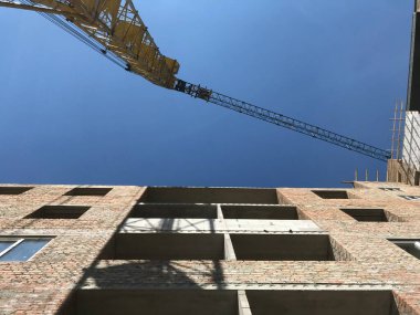 Site yapım aşamasında yeni evler ile oluşturma