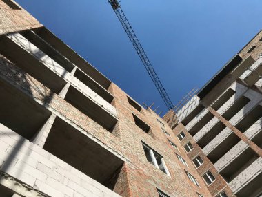 Site yapım aşamasında yeni evler ile oluşturma