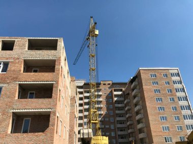 Site yapım aşamasında yeni evler ile oluşturma