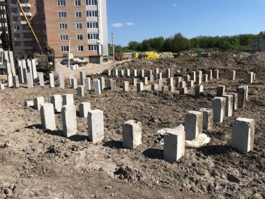 Site yapım aşamasında yeni evler ile oluşturma